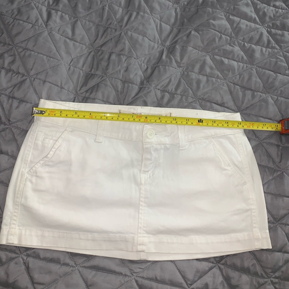 White Mini Skirt